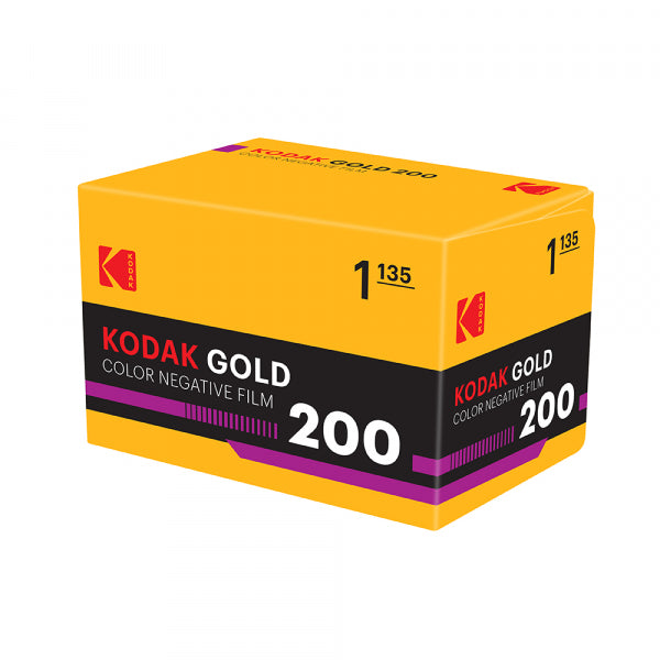 Kodak Gold 200 35mm film box