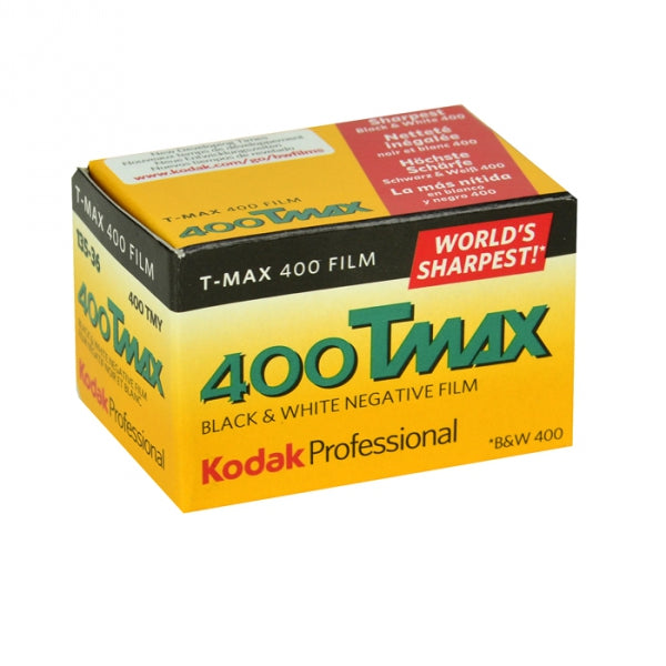 Kodak TMax 400 35mm film box