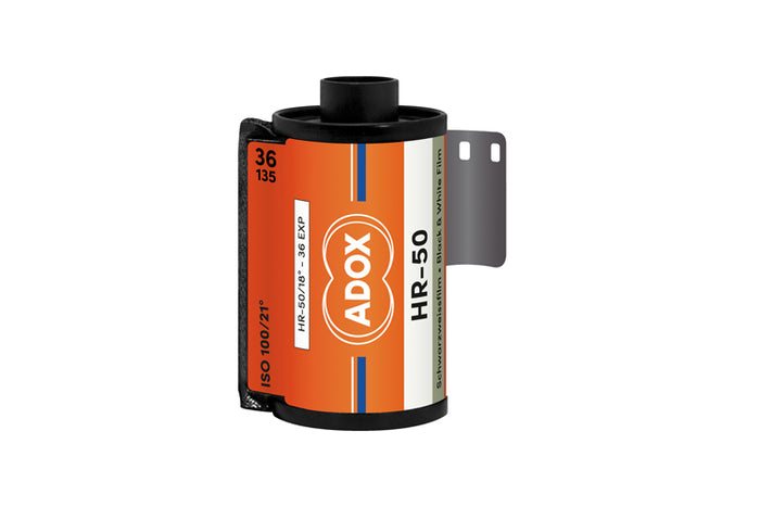 Adox HR-50 35mm film box