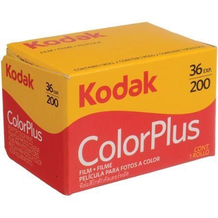 Kodak ColorPlus 200 35mm film box