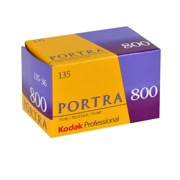 Kodak Portra 800 35mm film box