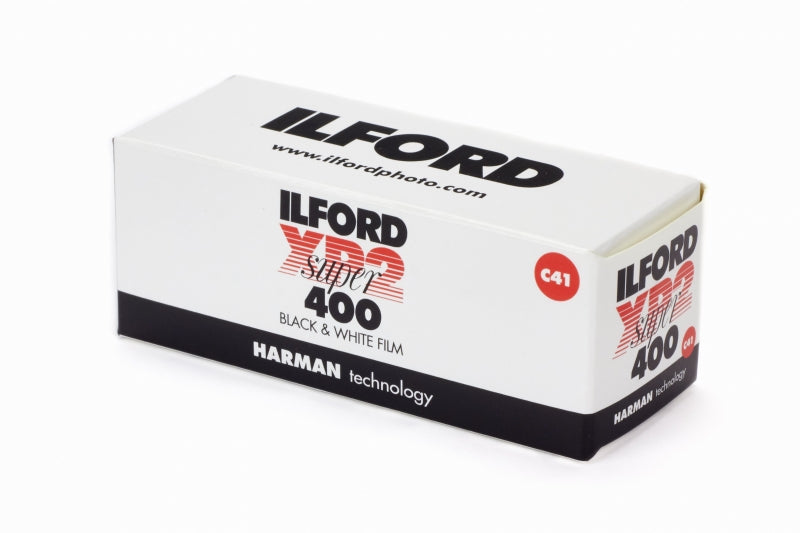 Ilford XP2 400 120 film box
