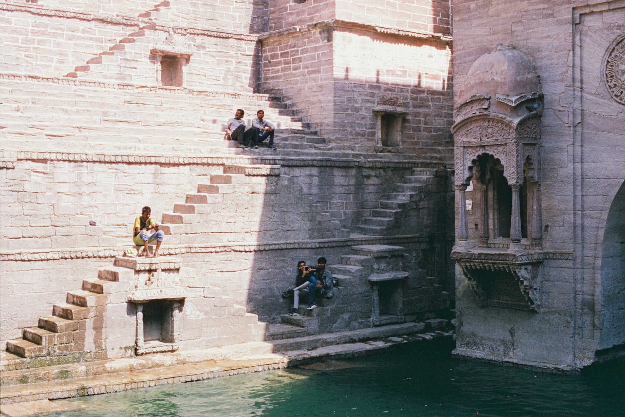 Photograph shot on Cinestill 400D