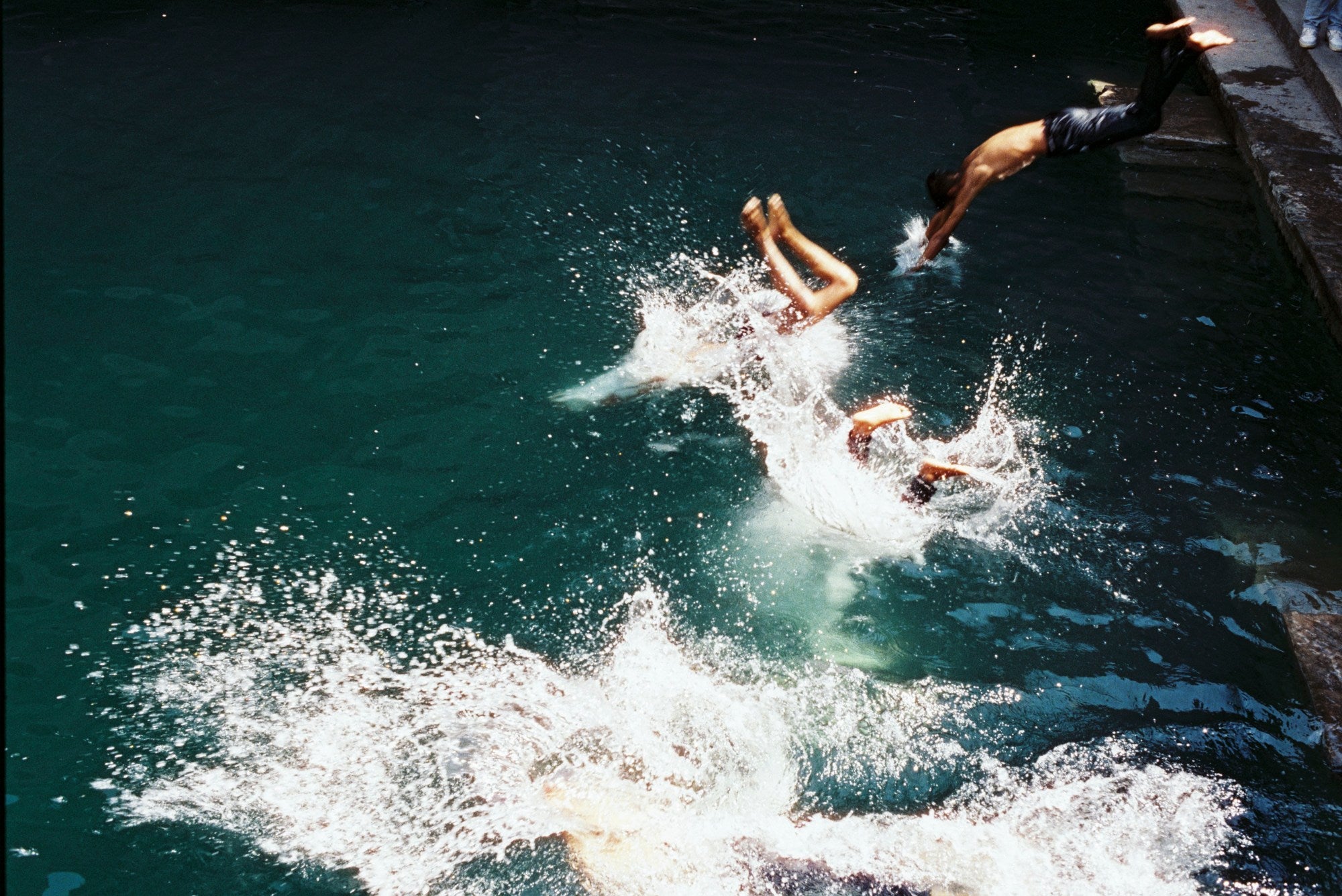 Photograph shot on Cinestill 400D
