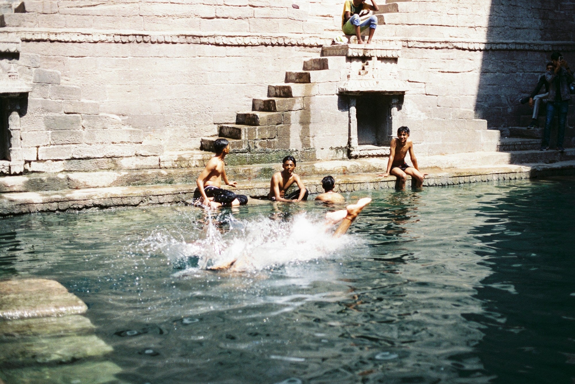 Photograph shot on Cinestill 400D