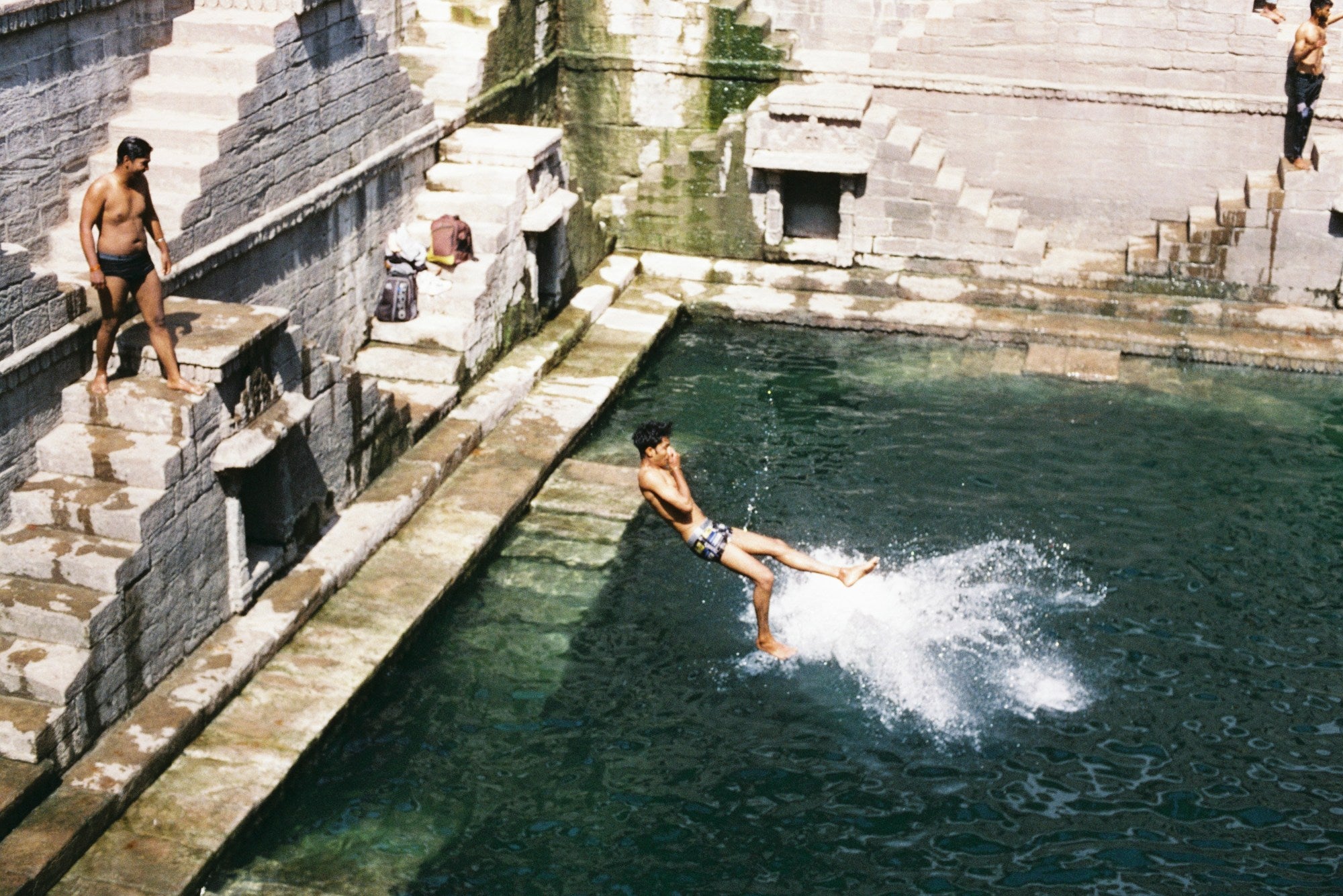 Photograph shot on Cinestill 400D